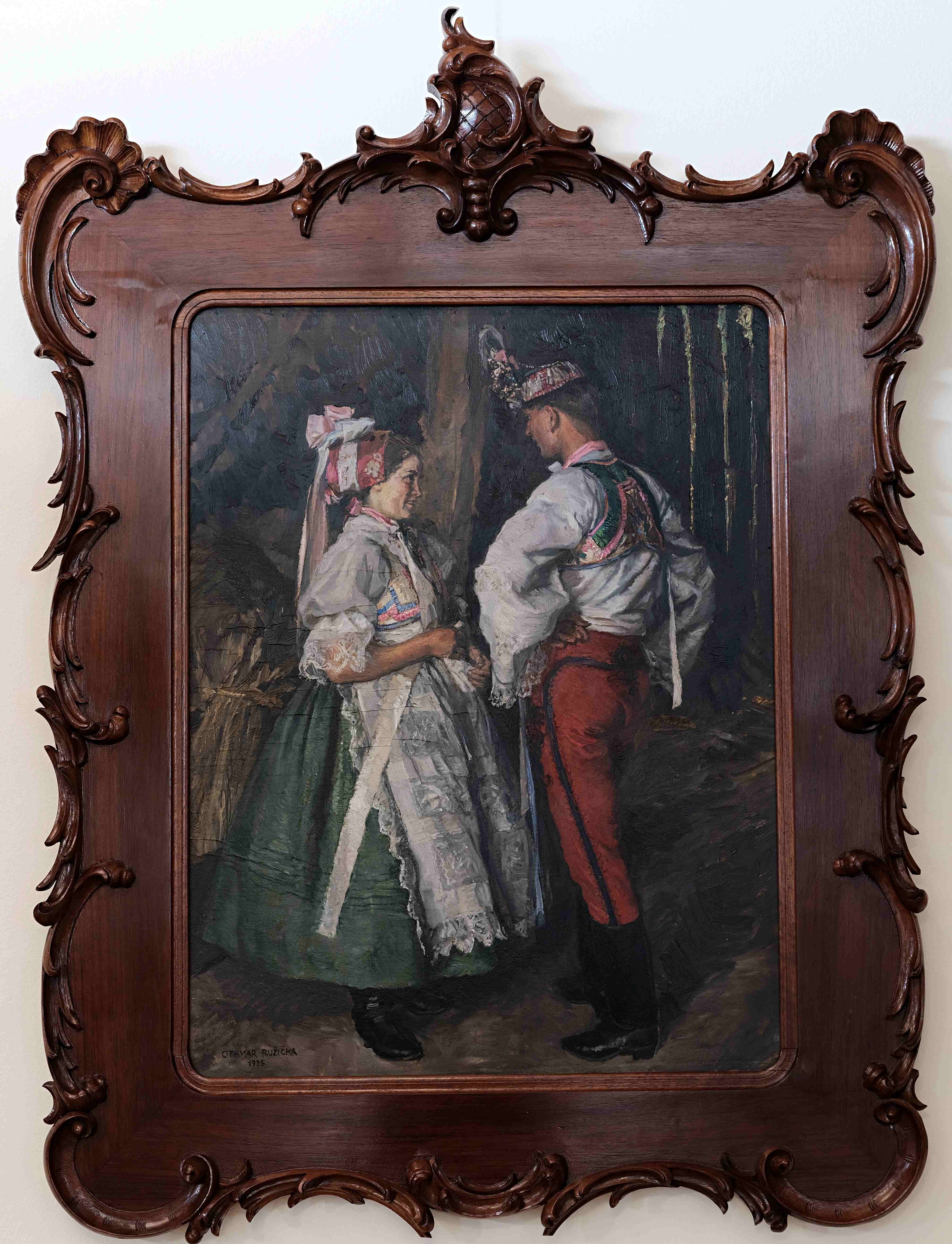 Othmar Růžička – Podlužácký pár ve stodole