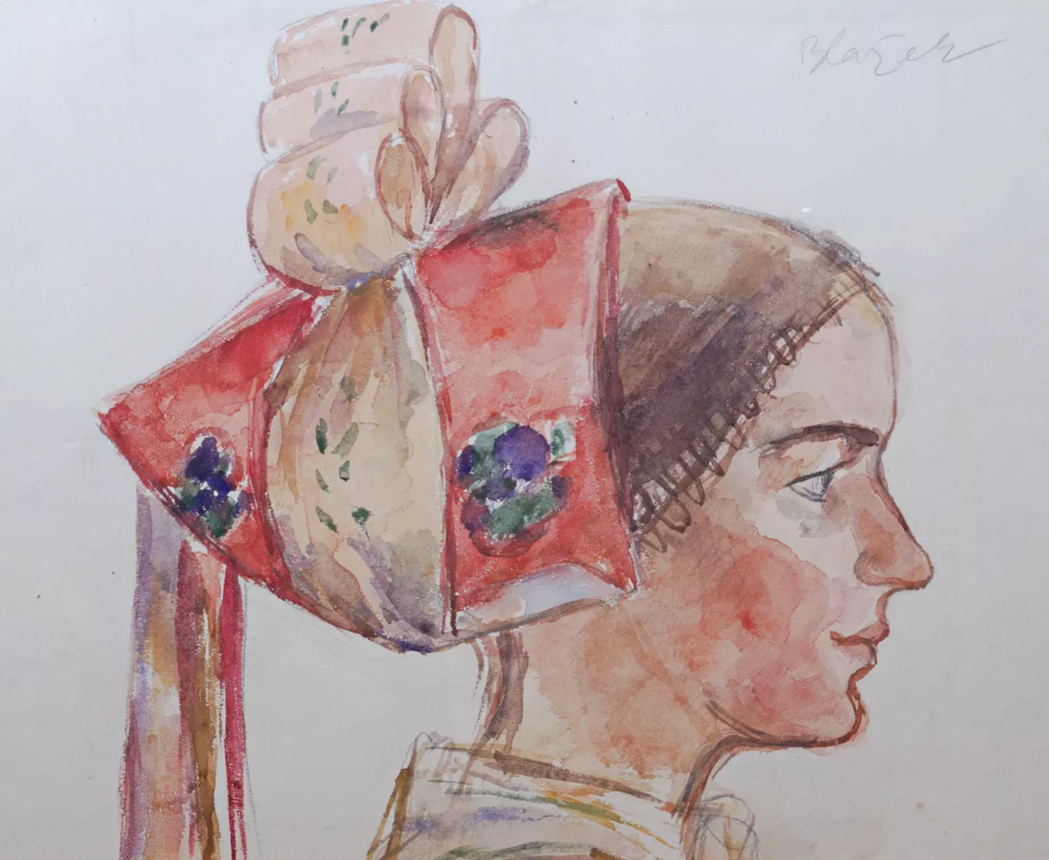 Jaroslav Blažek – Děvče v rožkách