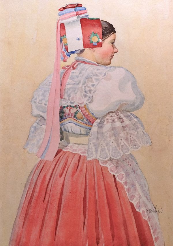 Karel Božek – Děvče v kokeši I.