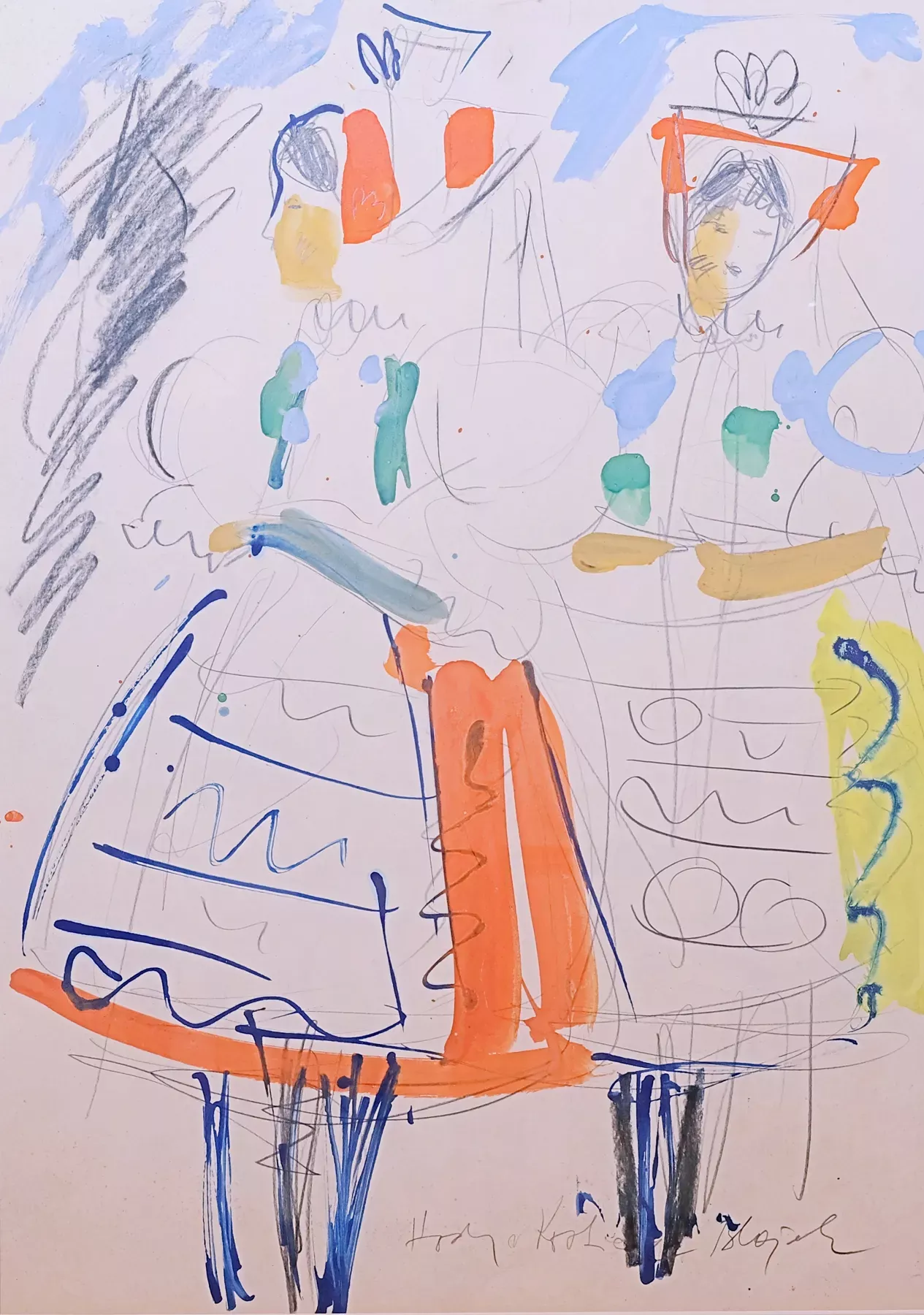 Jaroslav Blažek – Dvě děvčice – Hody v Kostice