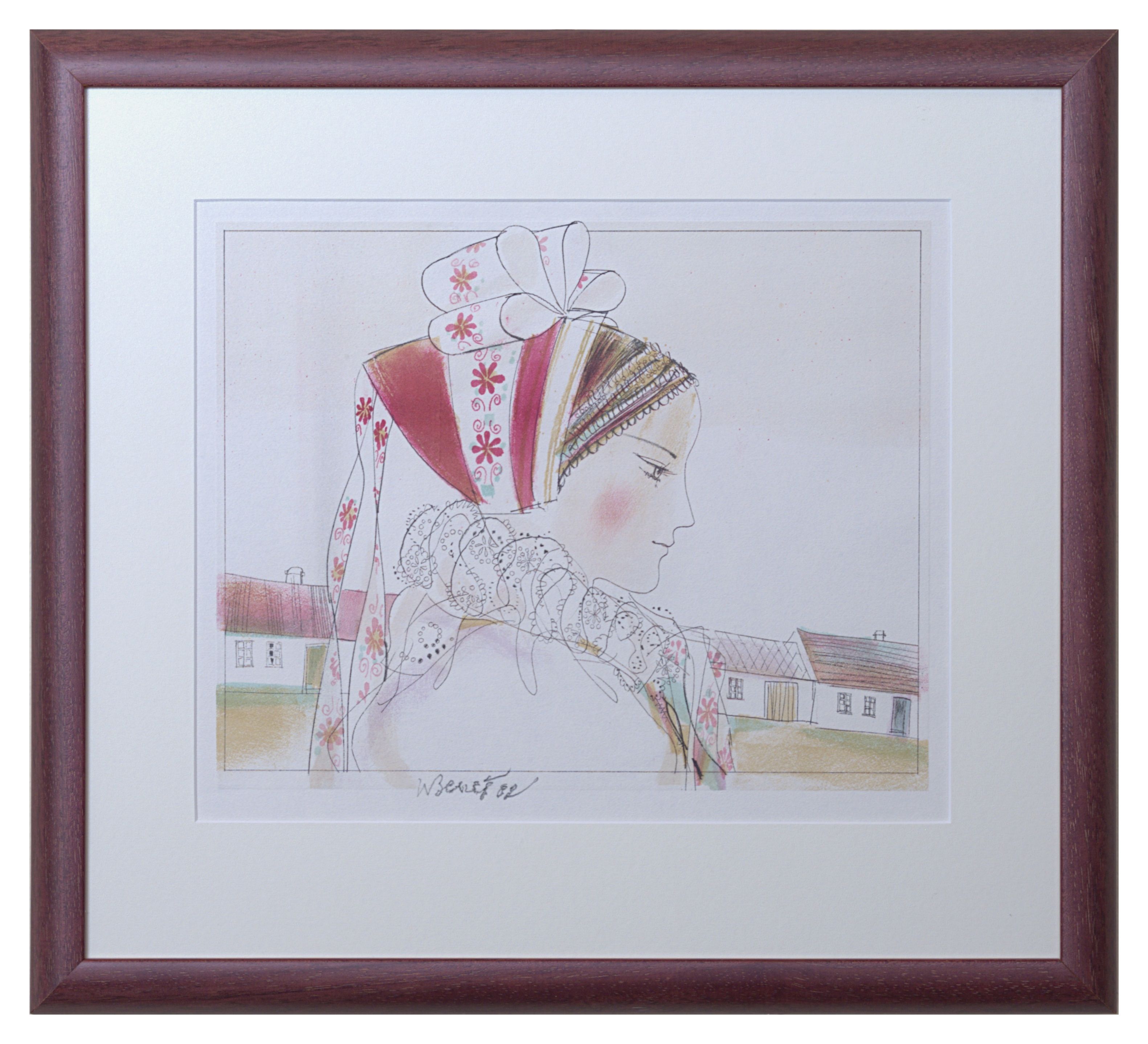 Karel Beneš – Děvče v rožkách