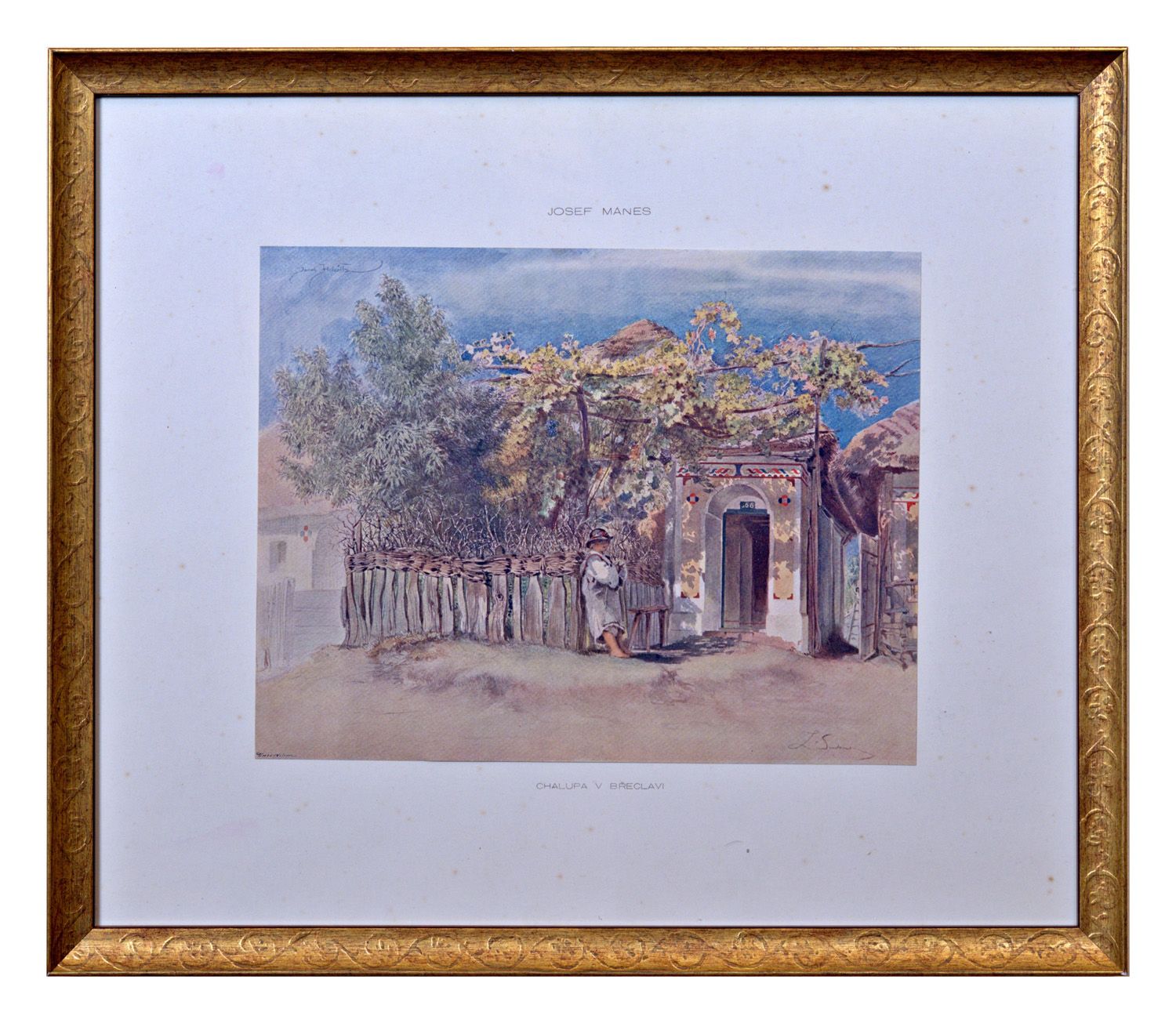 Josef Mánes – Chalupa v Břeclavi