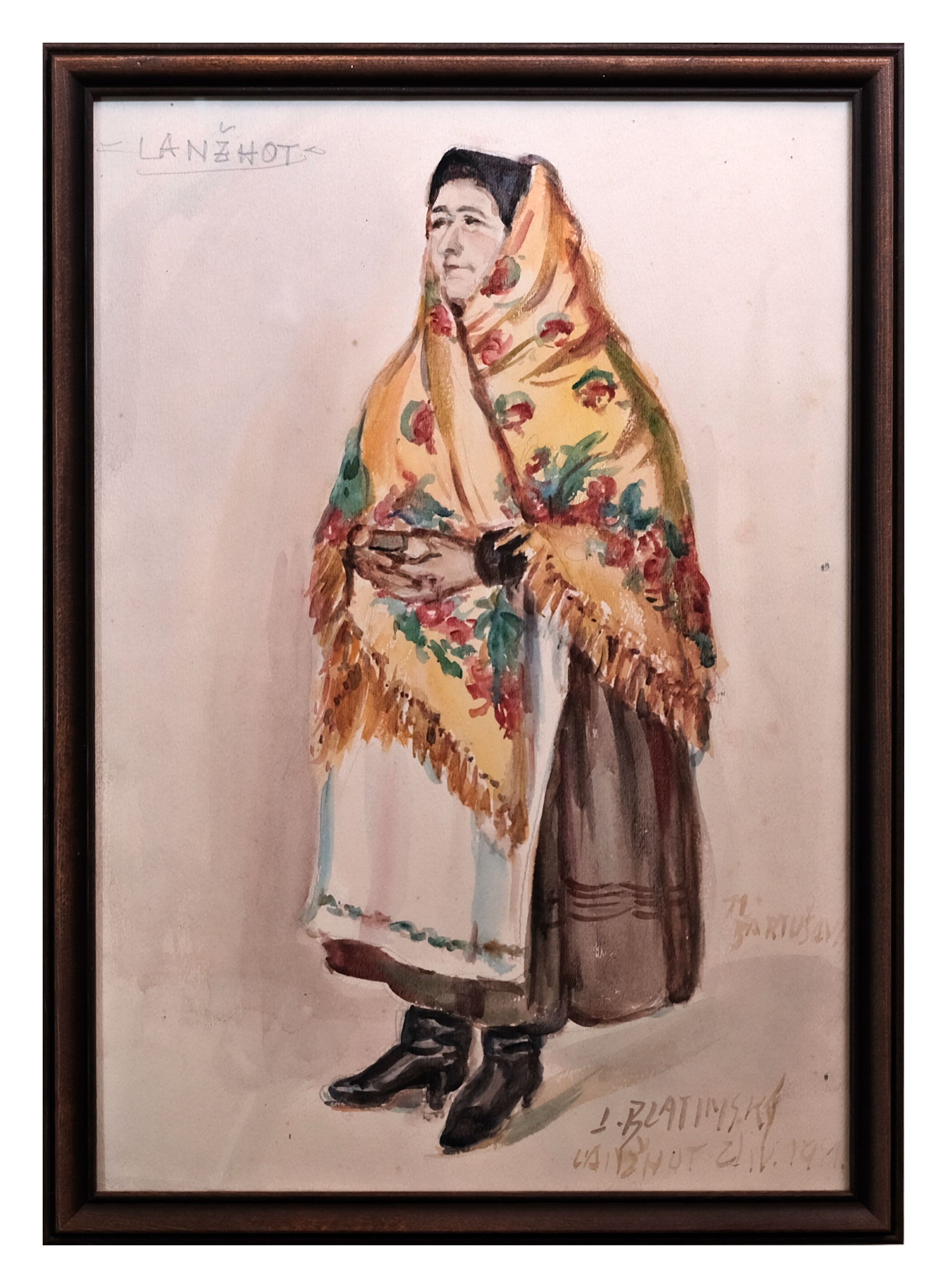 Josef Korejz Blatinský – Bartošová z Lanžhota ve vlňáku