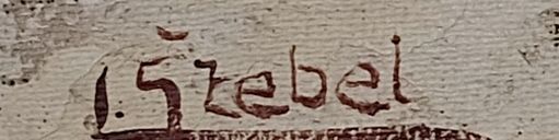 L. Štebel – kopie obrazu Aloise Kalvody Ženich z Týnce