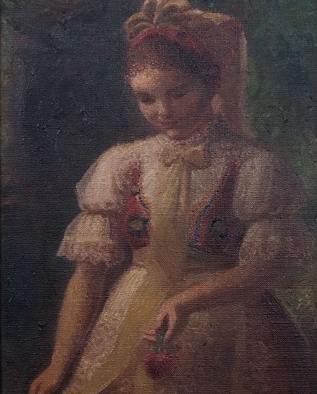 Josef Konečný „Žar“ – Děvče v rožkách