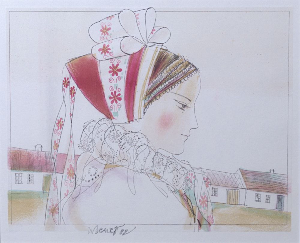 Karel Beneš – Děvče v rožkách