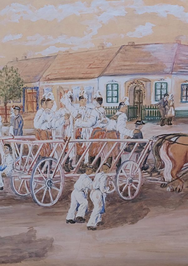 Miloslav Mráz – Sjíždění chasy ve Tvrdonicích