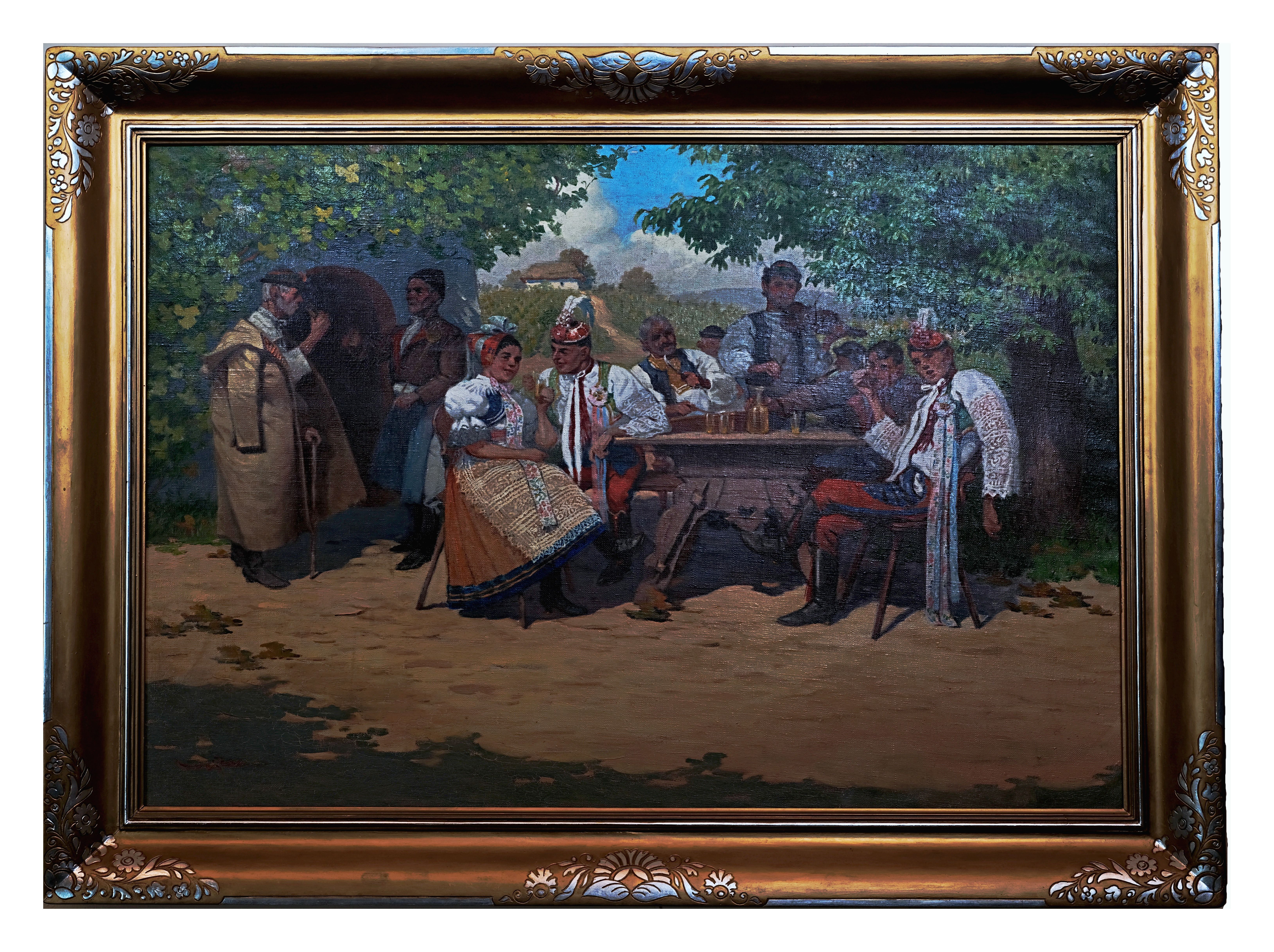 František Milan Lejček – V Lanžhotě u sklípku