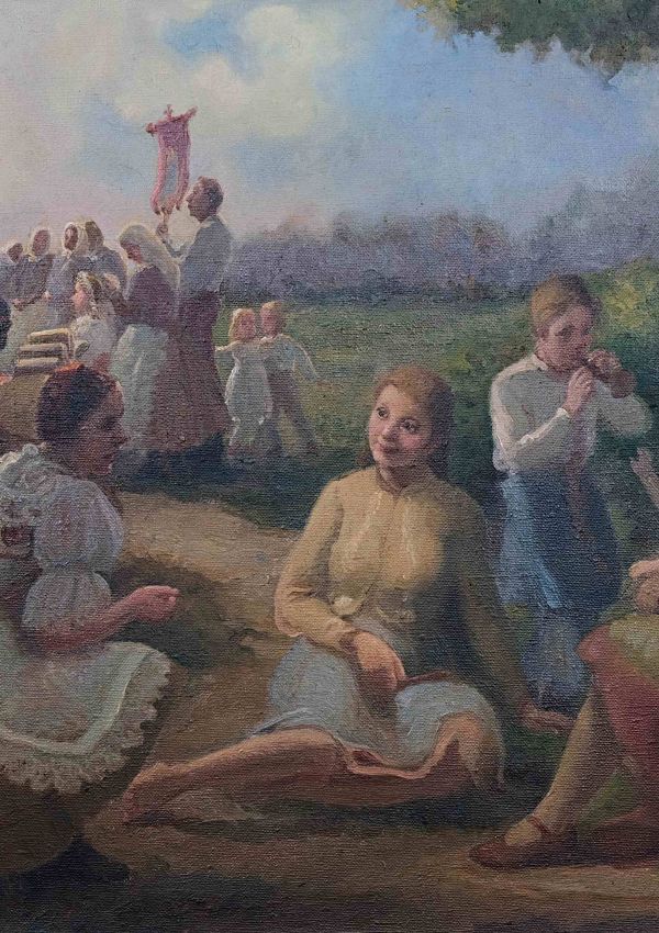 Josef Konečný „Žar“ – Procesí u kapličky