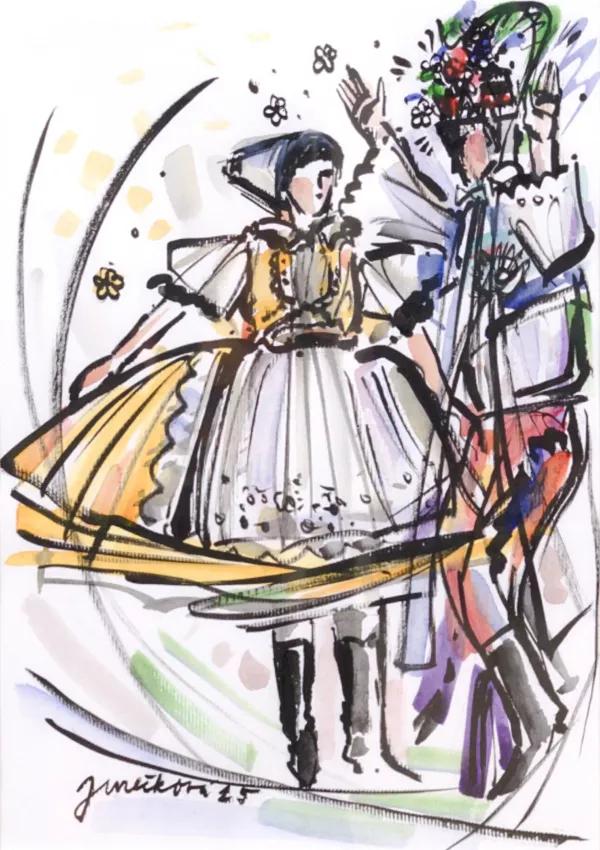 Lenka Jurečková – Studie Podlužácká svatba 7