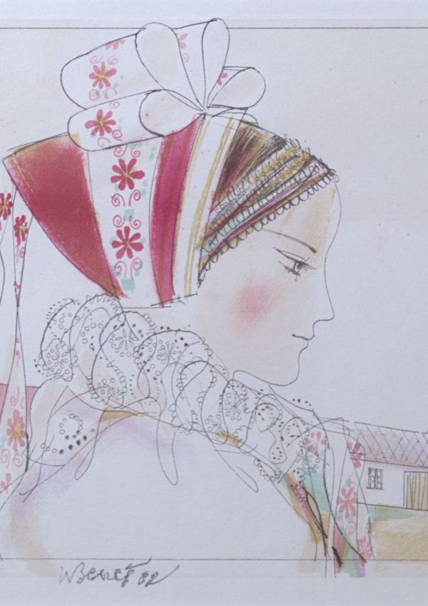 Karel Beneš – Děvče v rožkách