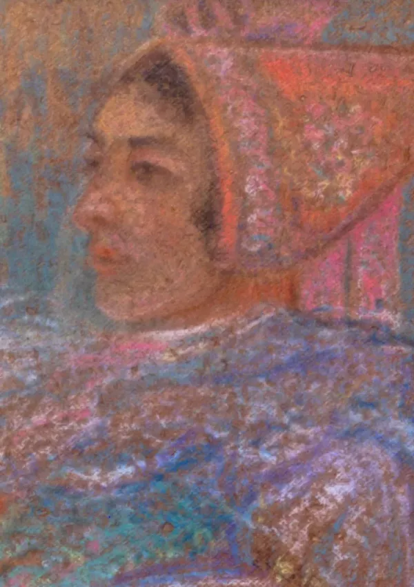 Nesignováno – Děvče v rožkách