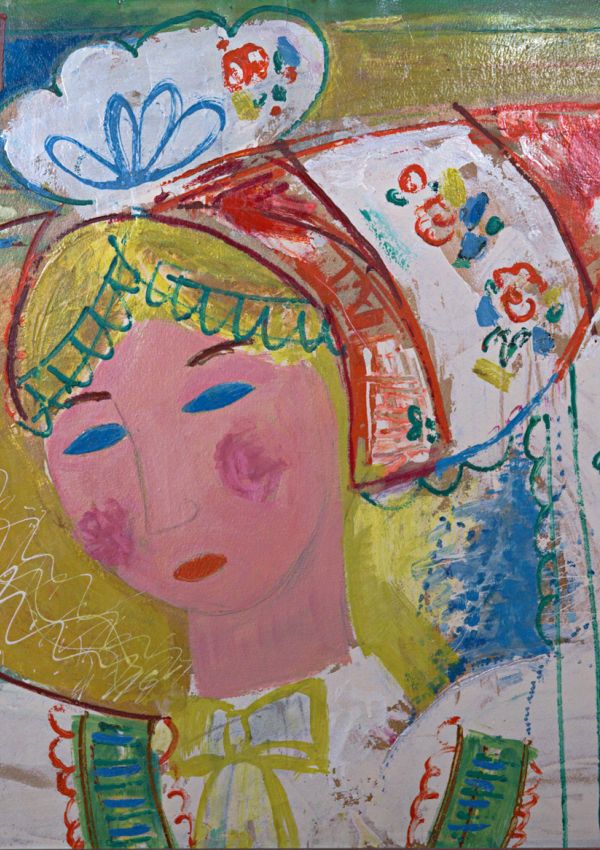 Jaroslav Blažek – Děvče v rožkách