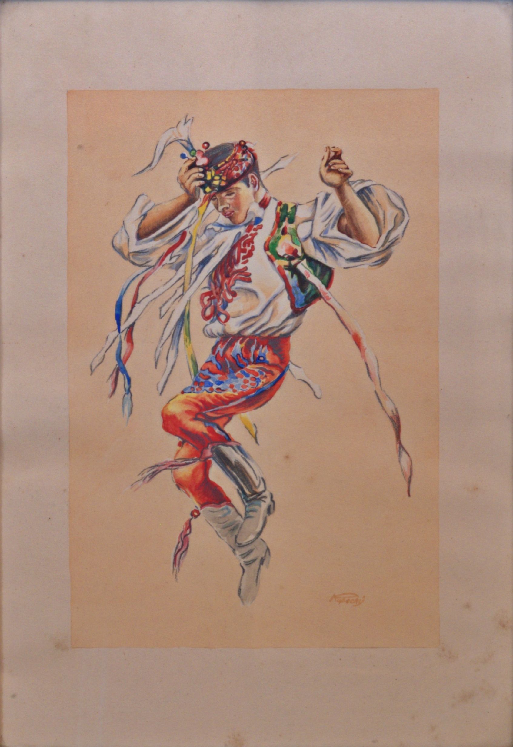 Signatura nerozluštěna – Kopie obrazu J. Uprky Hošije