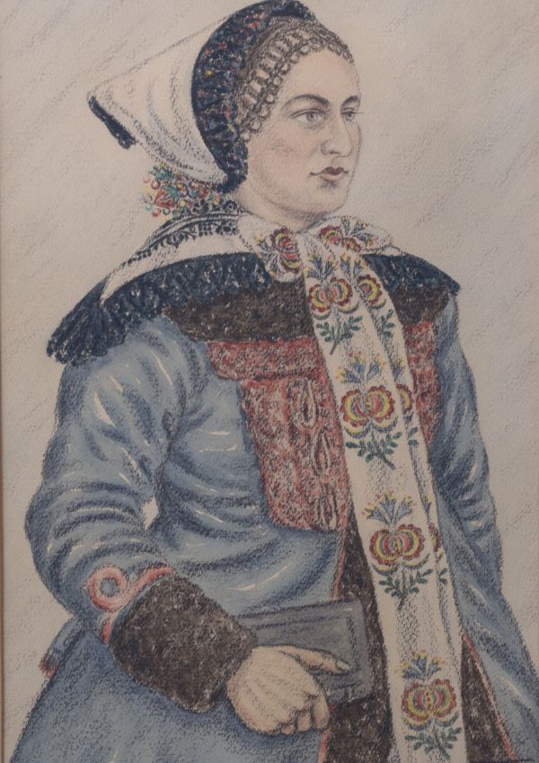 V. A. Fialay – Žena z Lanžhota v šubě