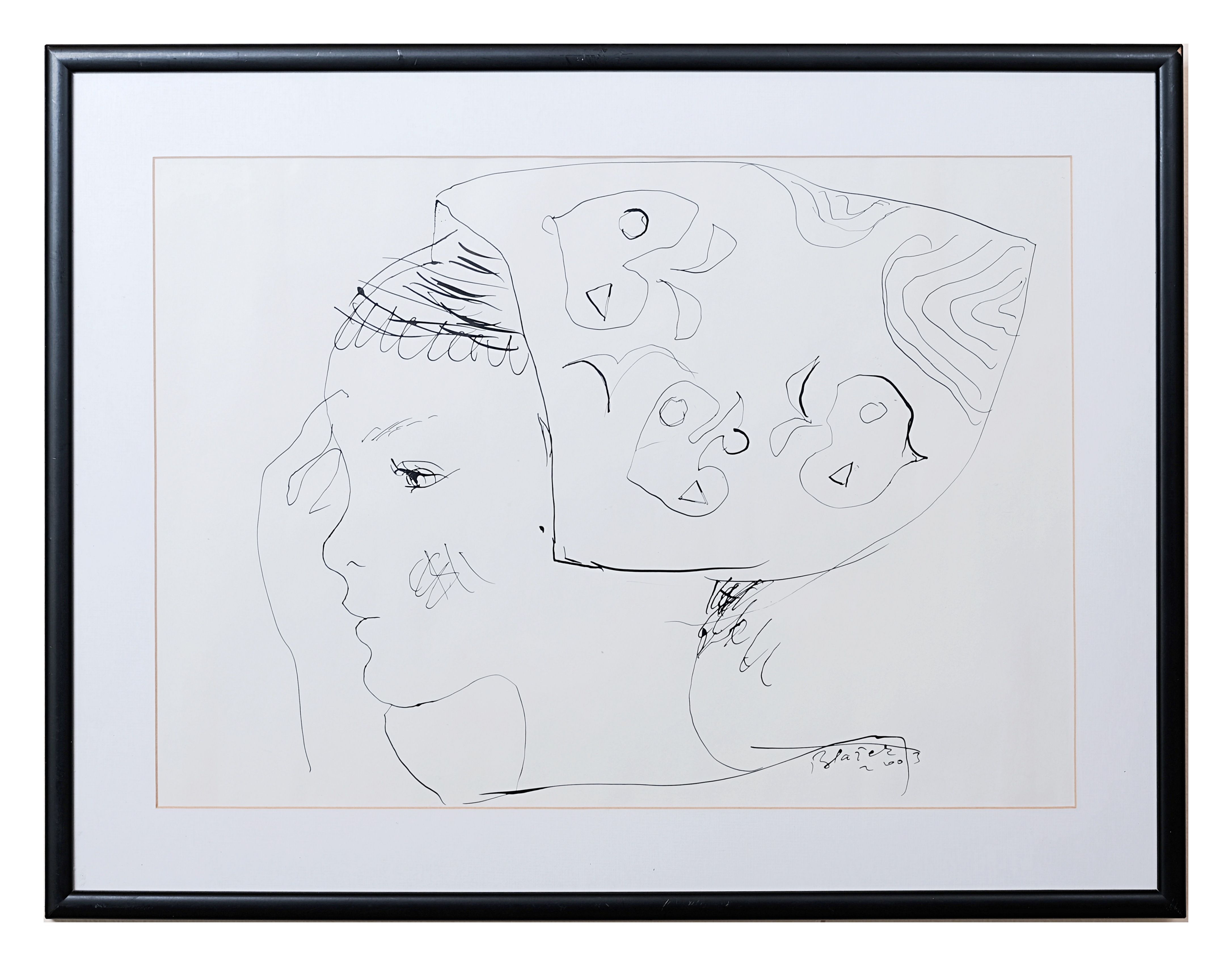 Jaroslav Blažek – Děvče v rožkách