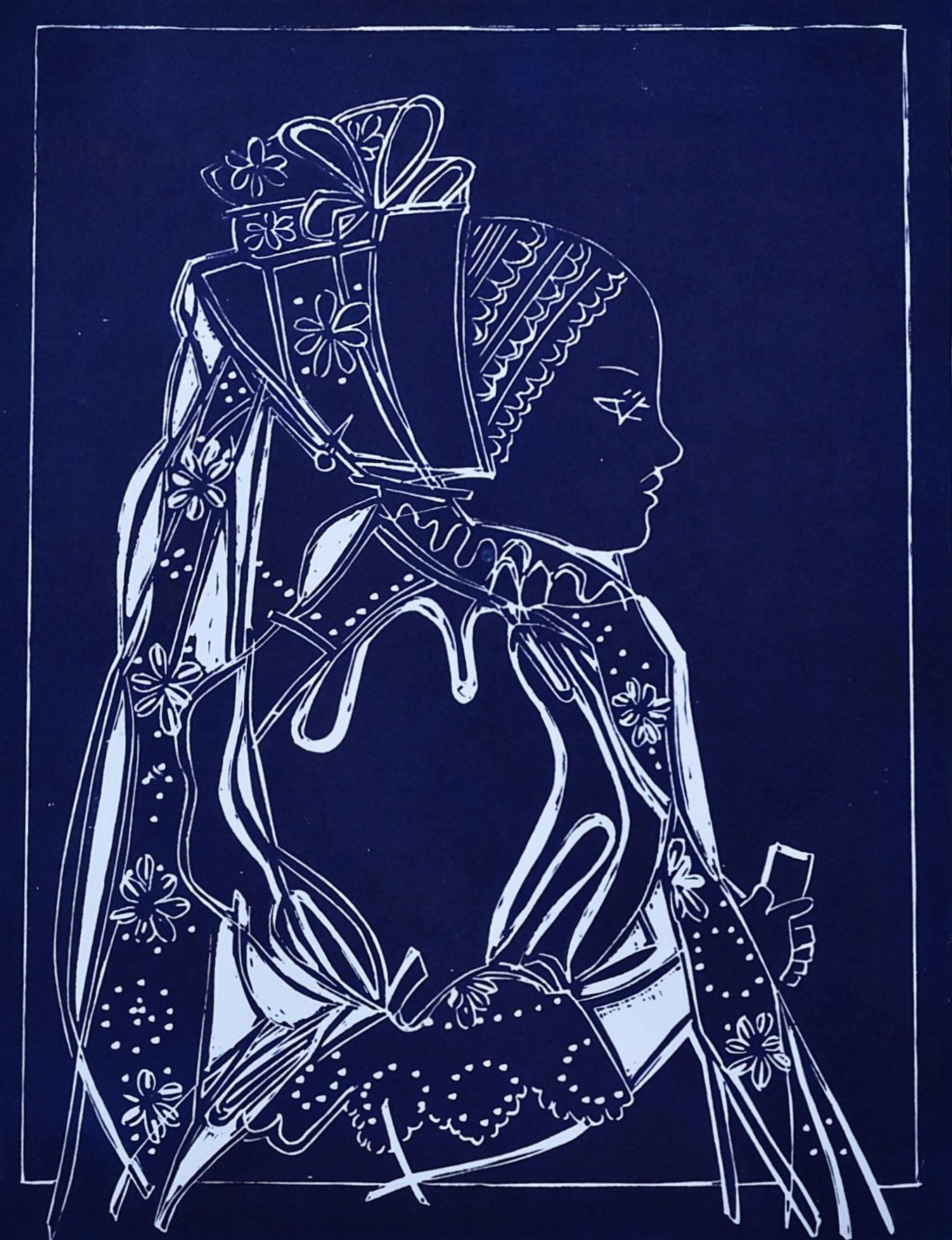 František Schulz – Děvče v rožkách