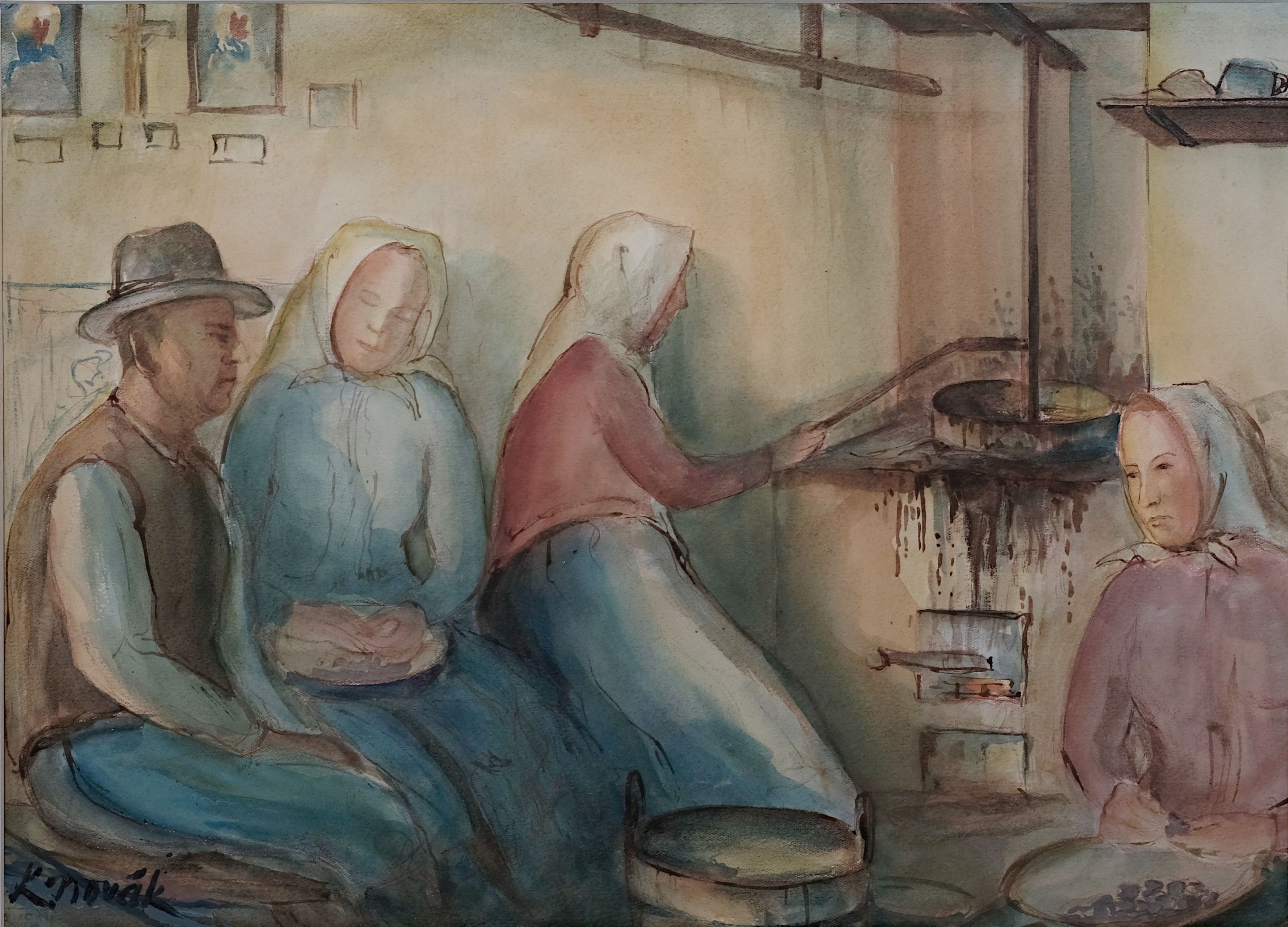 Karel Novák – Vaření trnek na Podluží