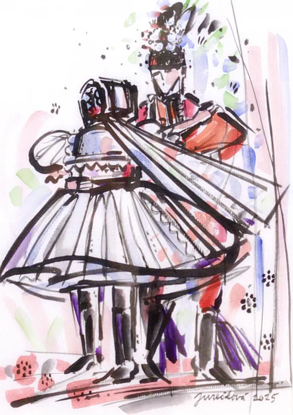 Lenka Jurečková – Studie Podlužácká svatba 13