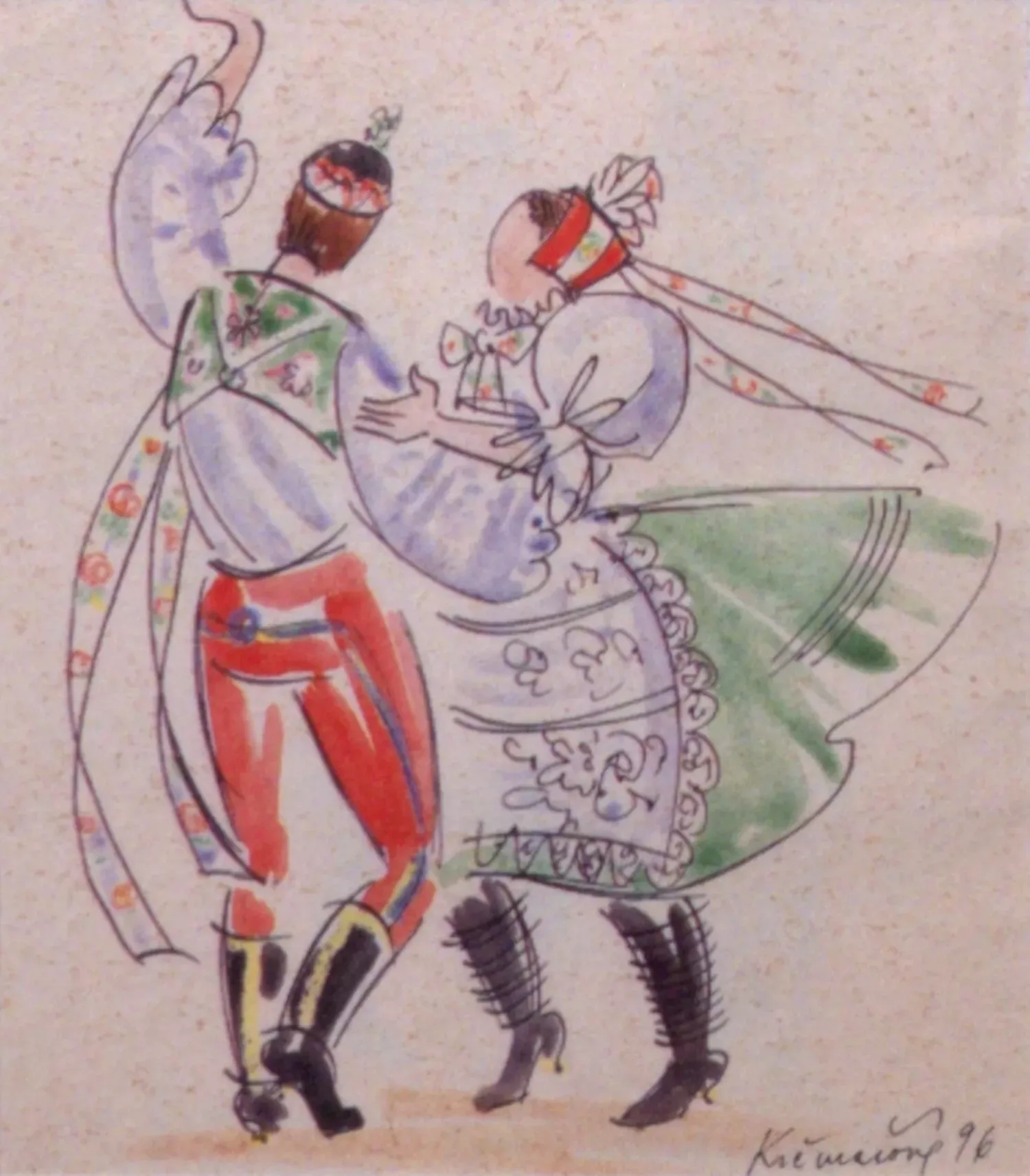 Růžena Krčmářová – Tanečníci z Podluží