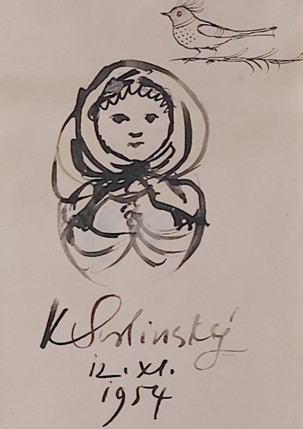 Karel Svolínský – Dívka v šátku