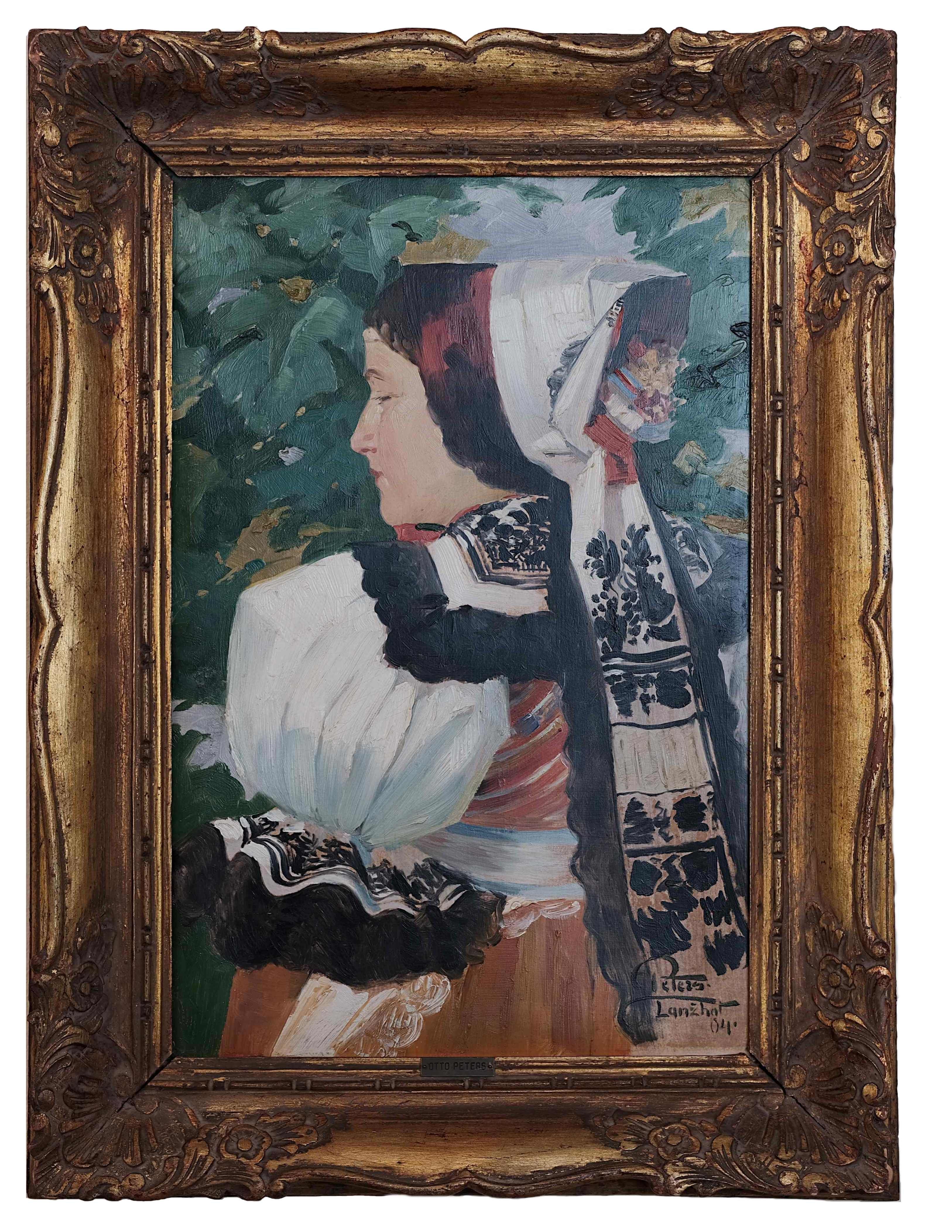 Otto Peters – Dívka v šatce Lanžhot