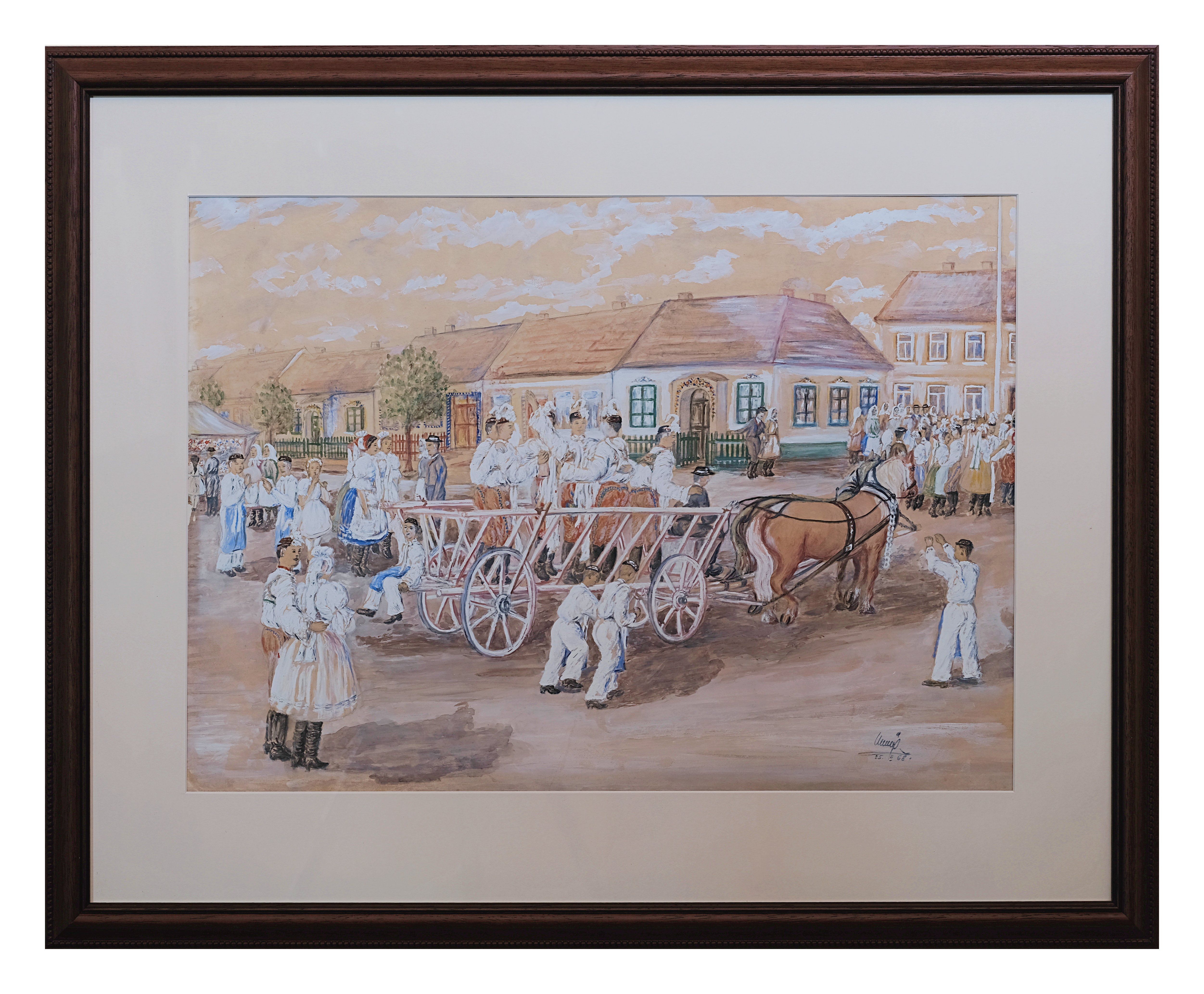 Miloslav Mráz – Sjíždění chasy ve Tvrdonicích