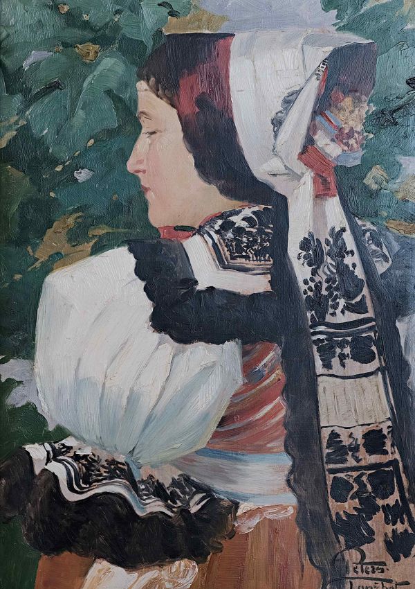 Otto Peters – Dívka v šatce Lanžhot