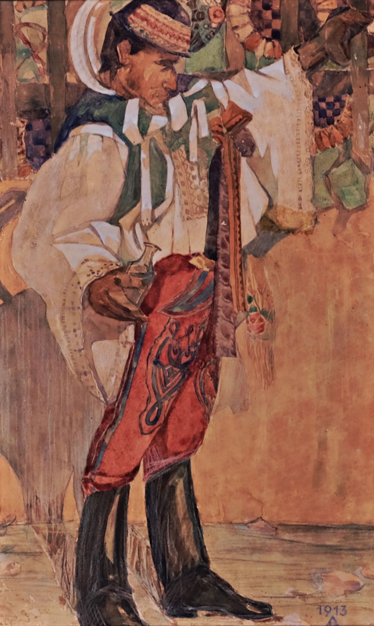 Signováno A. B. – Opilý šohaj