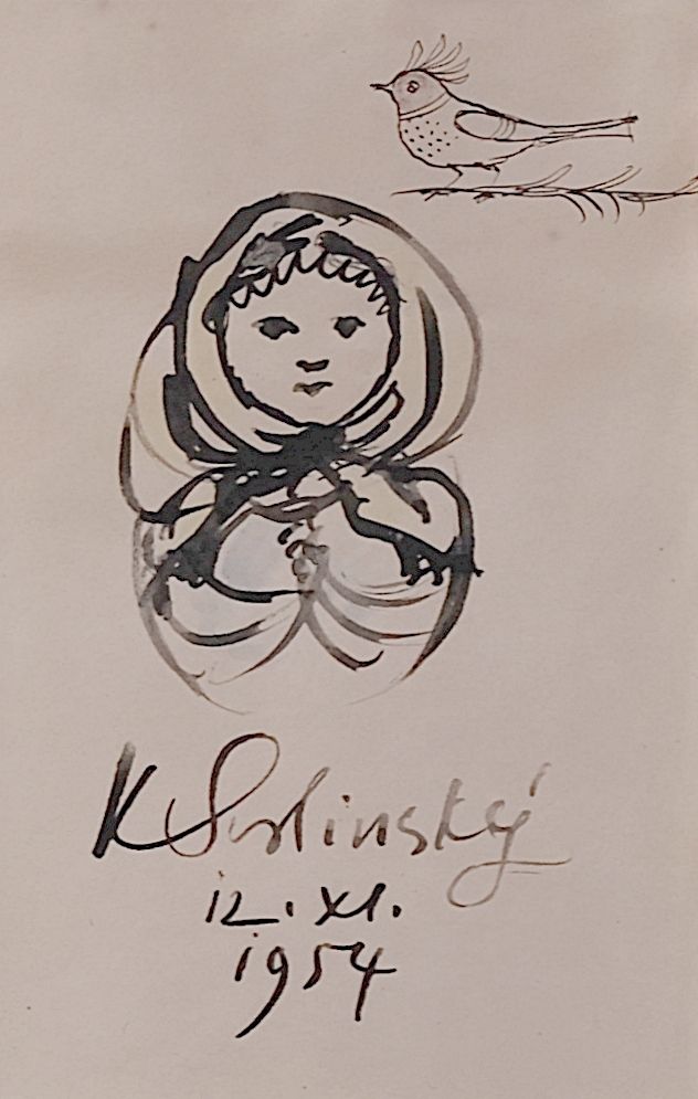 Karel Svolínský – Dívka v šátku