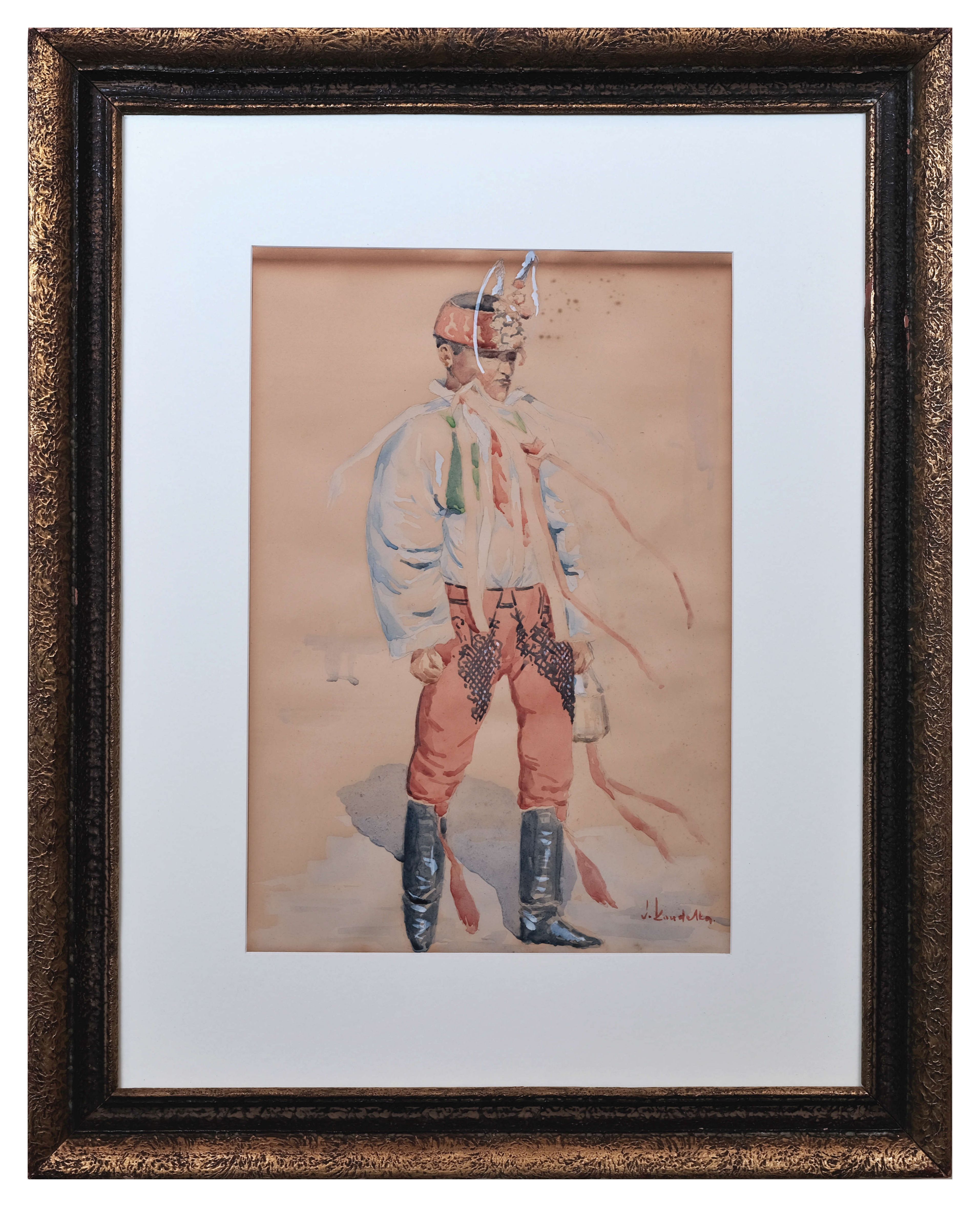 Josef Koudelka – kopie obrazu Stárek z Lanštorfa Joži Uprky