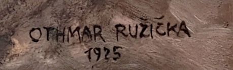 Othmar Růžička – Podlužácký pár ve stodole