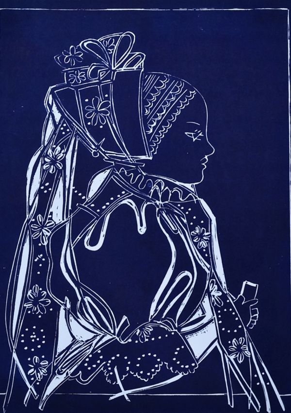 František Schulz – Děvče v rožkách