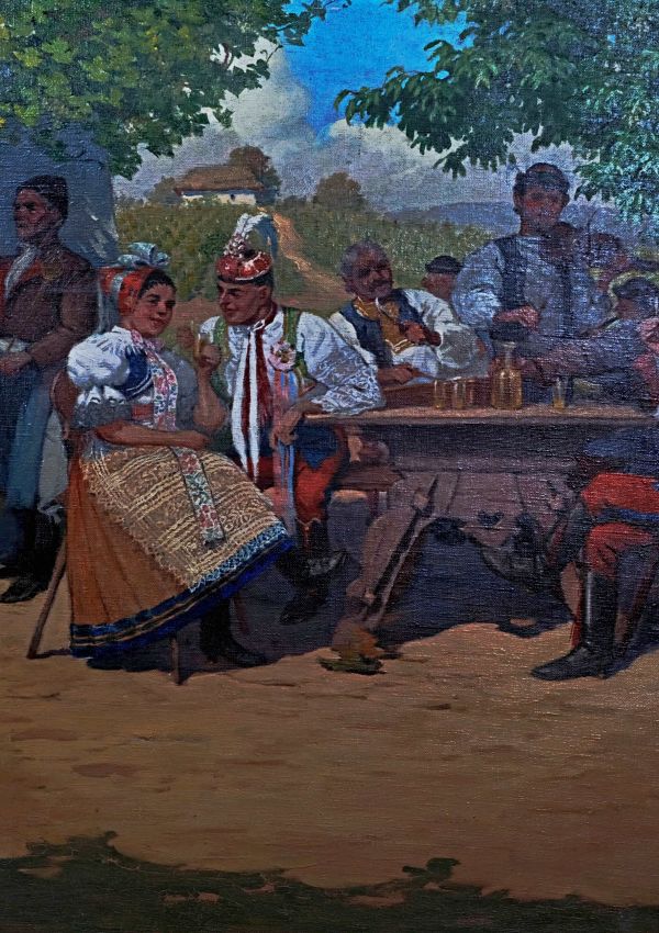 František Milan Lejček – V Lanžhotě u sklípku